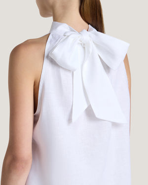 Women Victoria Linen Halter Neck