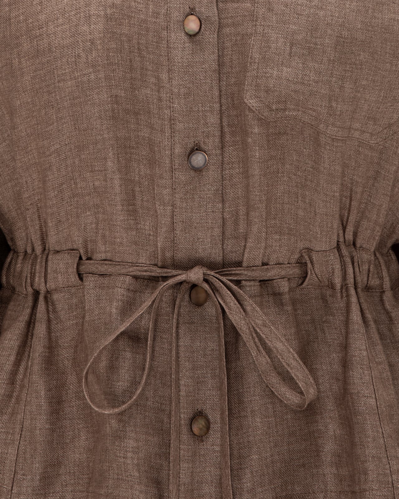 Women Carla Drawstring Tied Shirt