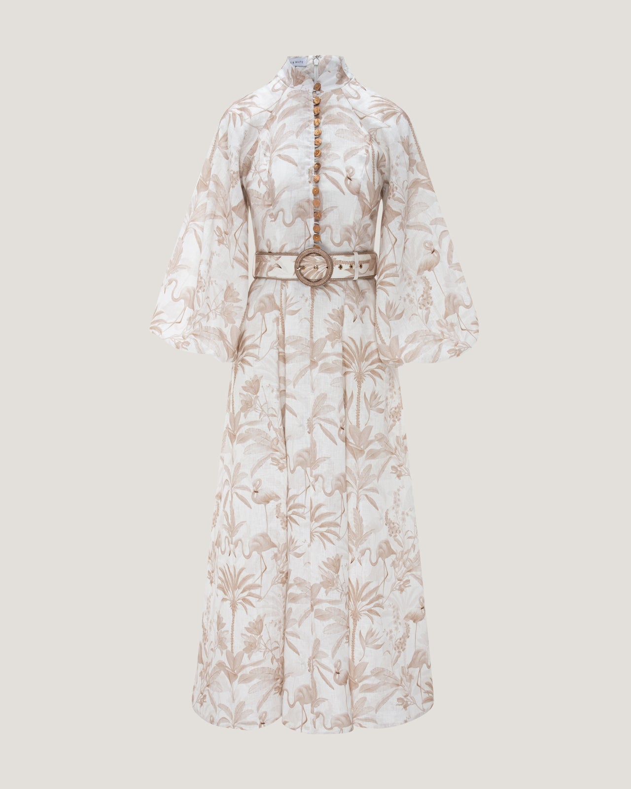 Women Nadia Printed Button Down Dress