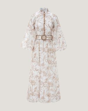 Women Nadia Printed Button Down Dress