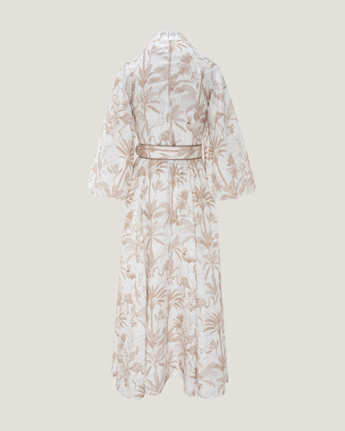 Women Nadia Printed Button Down Dress