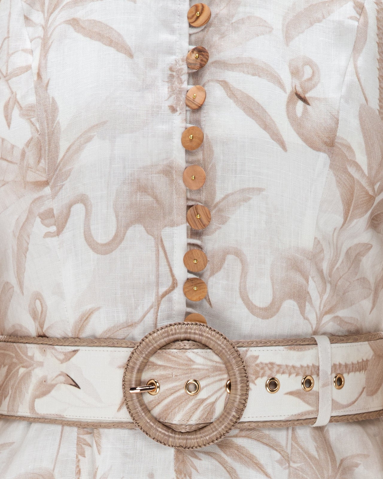 Women Nadia Printed Button Down Dress