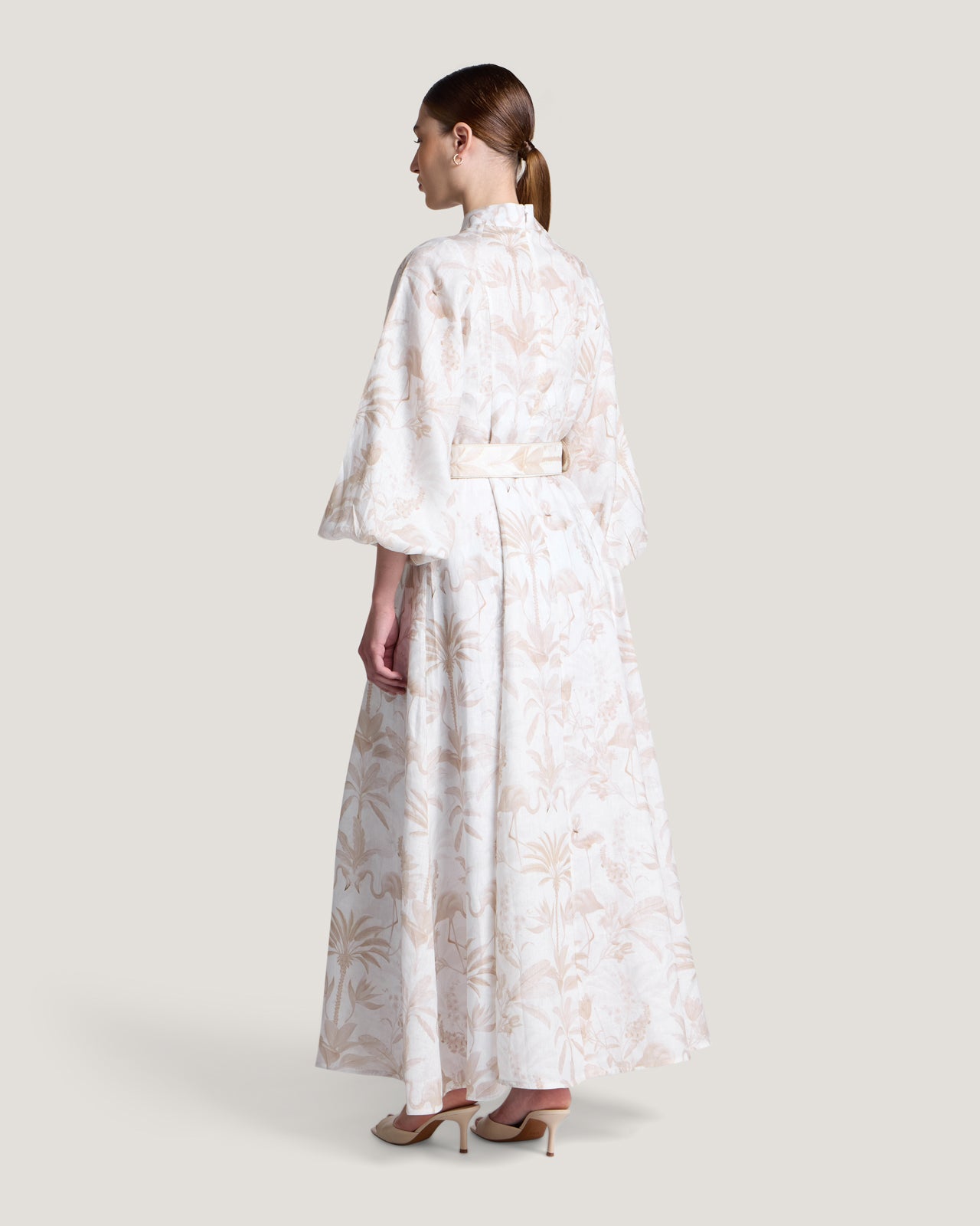 Women Nadia Printed Button Down Dress