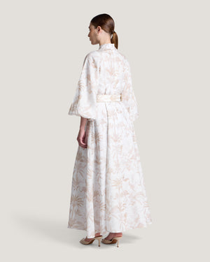 Women Nadia Printed Button Down Dress
