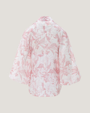 Women Nadine Printed Button Down Blouse