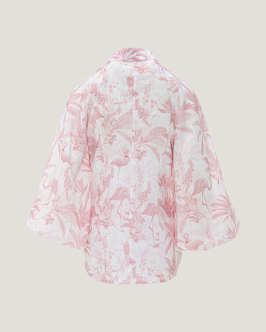 Women Nadine Printed Button Down Blouse