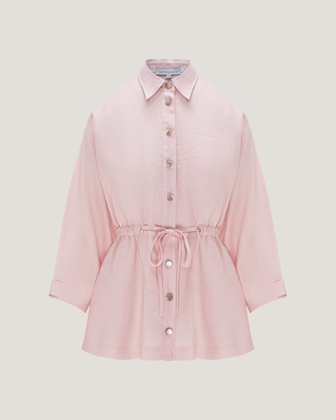 Women Carla Drawstring Tied Shirt