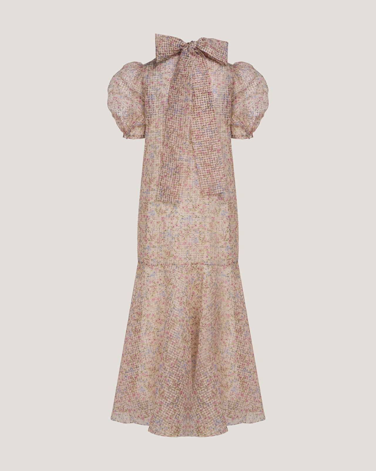 Women Iris Short Sleeves Maxi Dress