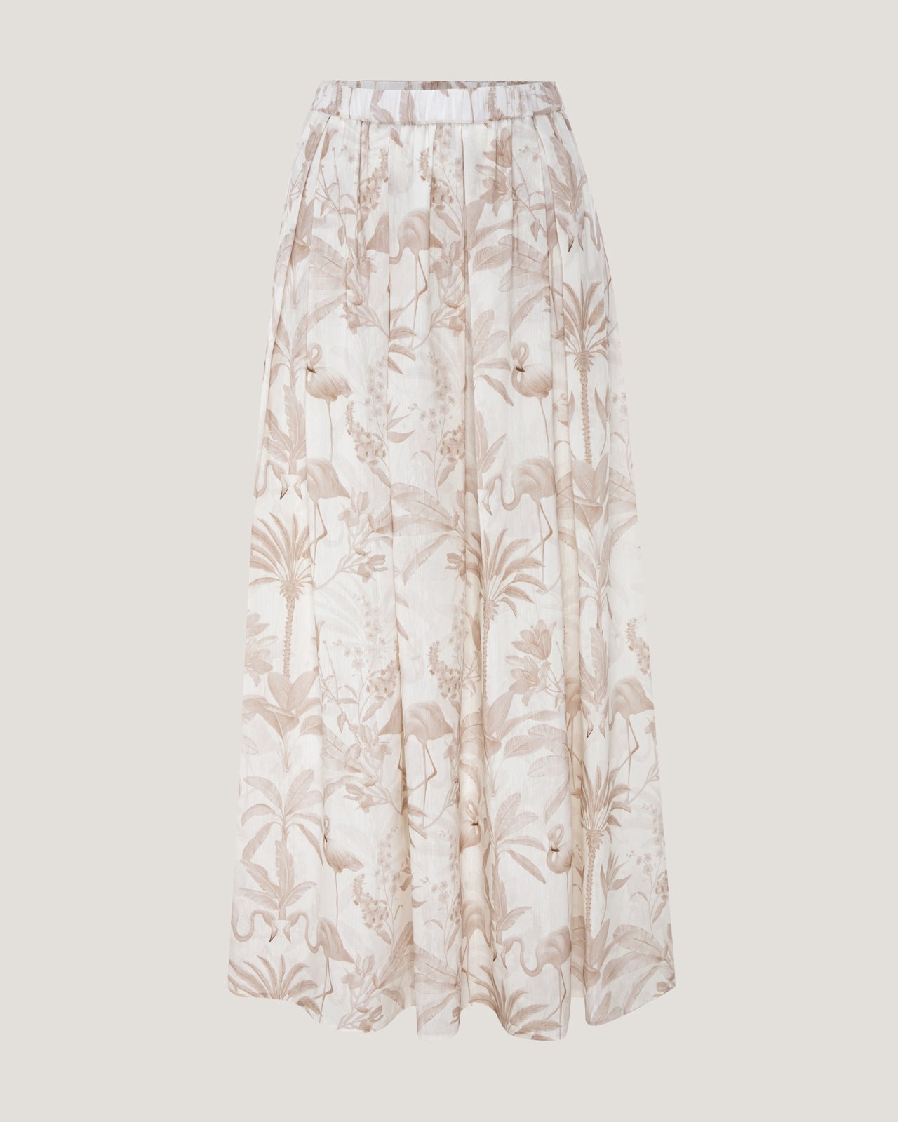 Women Amaya Pleated Printed Maxi Skirt