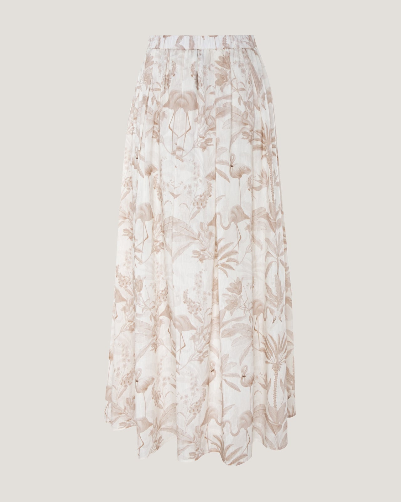 Women Amaya Pleated Printed Maxi Skirt