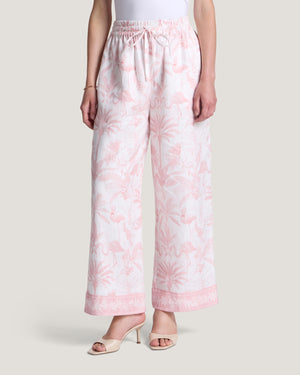 Women Jamila Border Printed Trousers