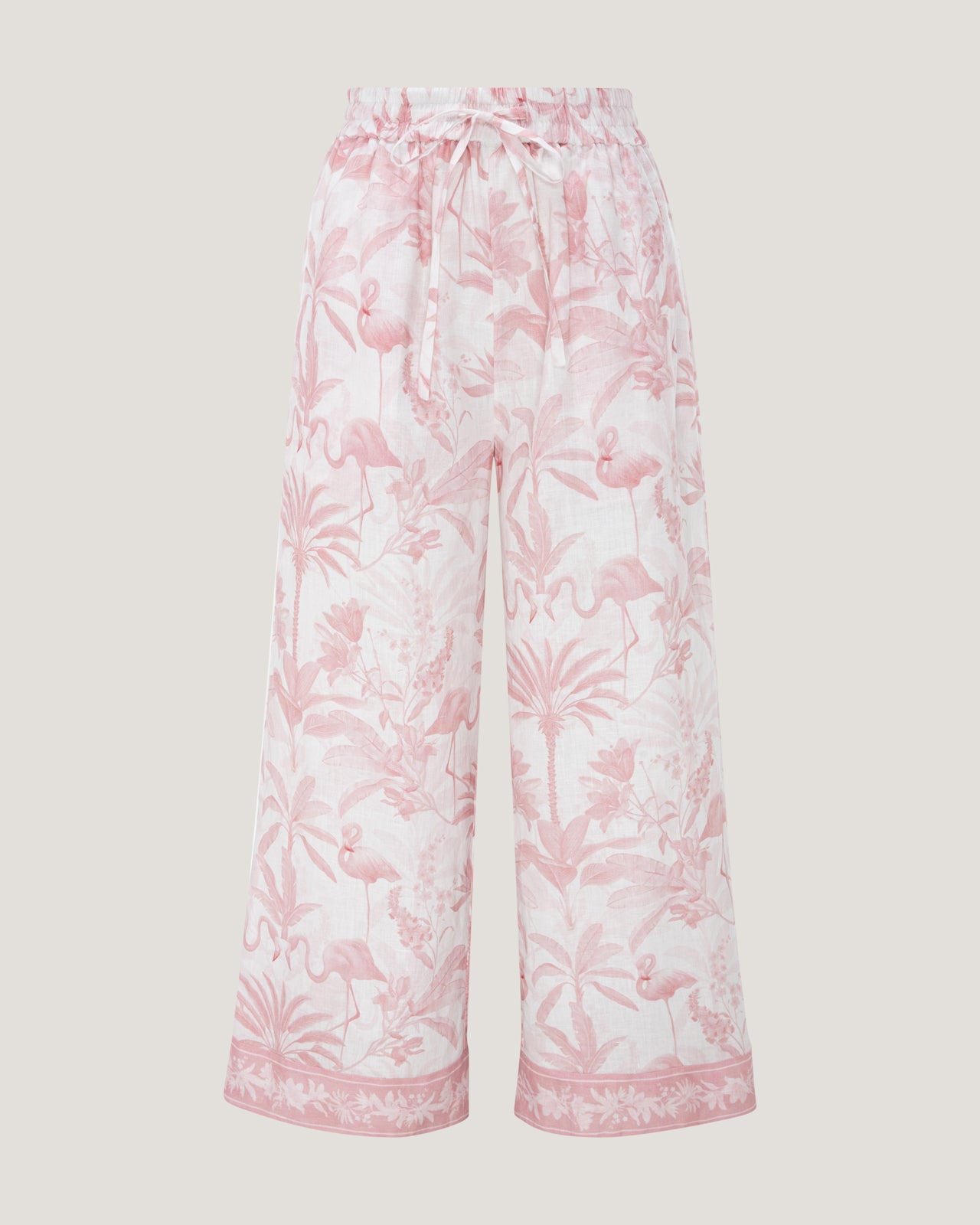 Women Jamila Border Printed Trousers