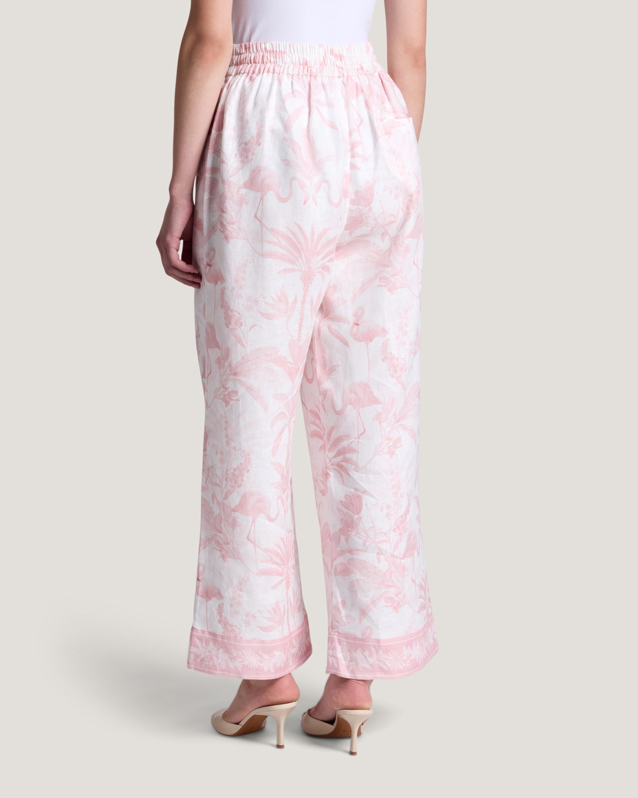 Women Jamila Border Printed Trousers