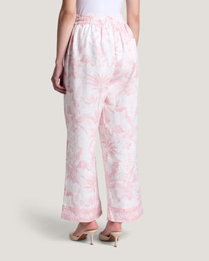 Women Jamila Border Printed Trousers