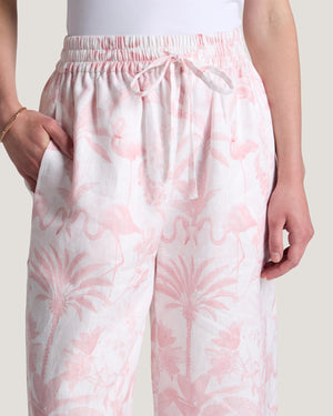 Women Jamila Border Printed Trousers