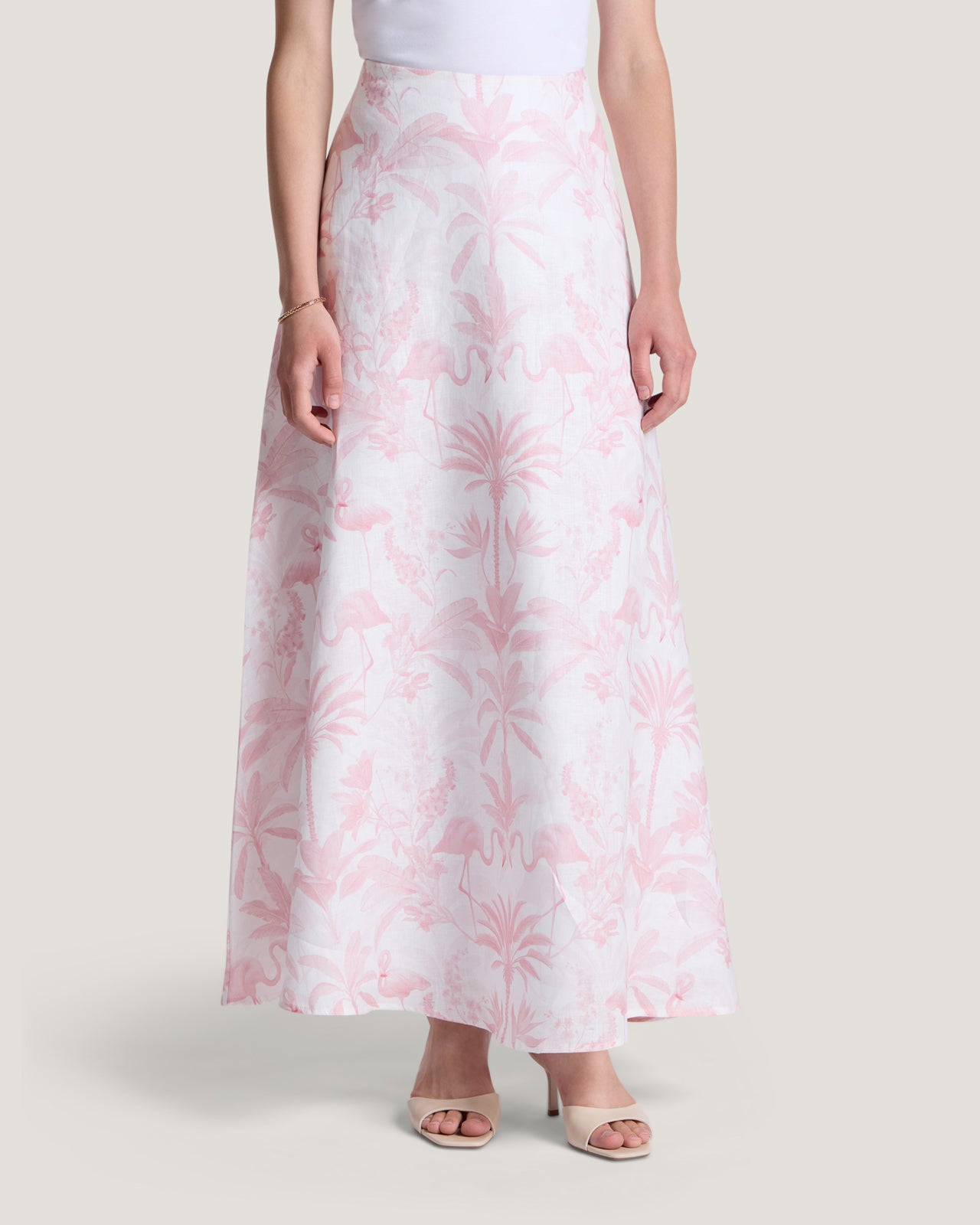 Women Clara Printed Classic Flared Skirt