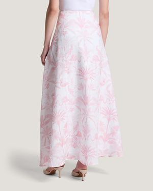 Women Clara Printed Classic Flared Skirt