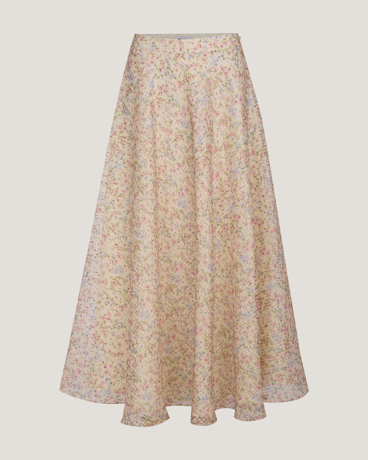Women Alaia Flared Printed Skirt