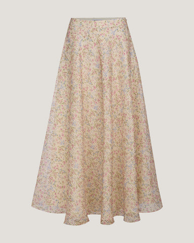 Women Alaia Flared Printed Skirt