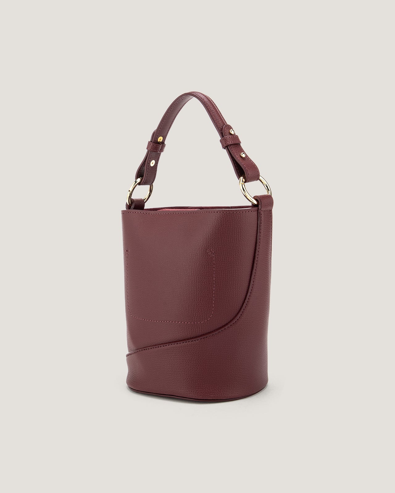 Leather Bucket Bag