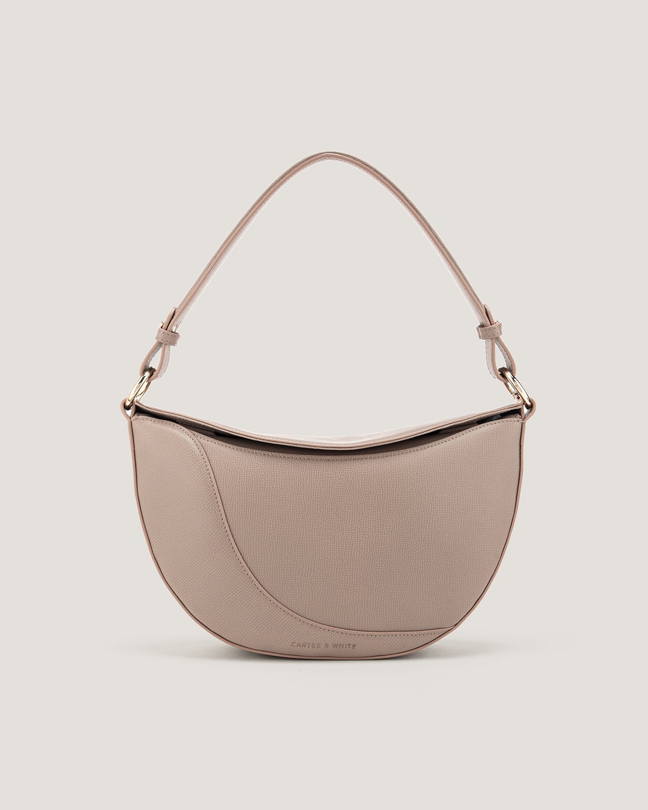 Leather Half Moon Bag