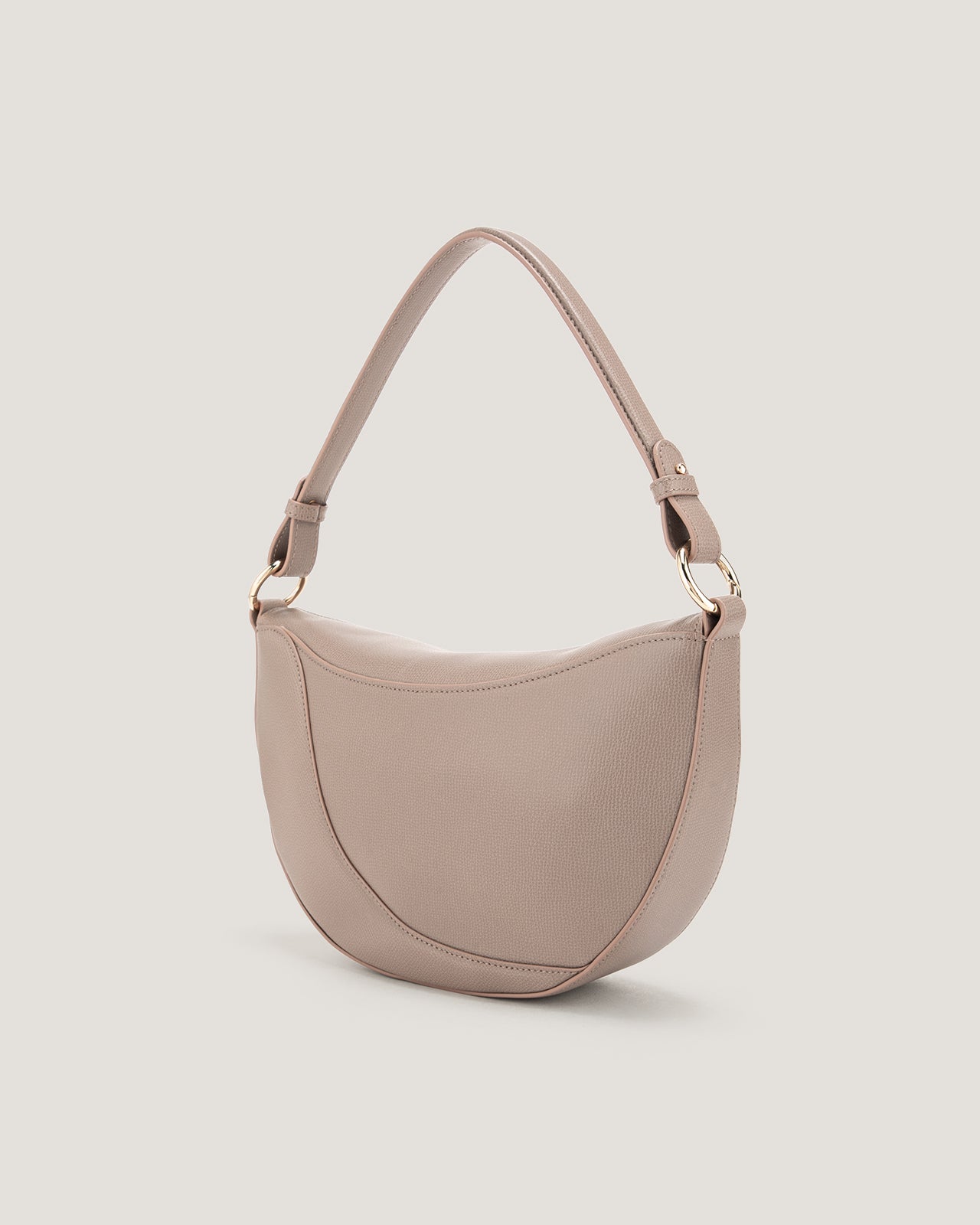 Leather Half Moon Bag