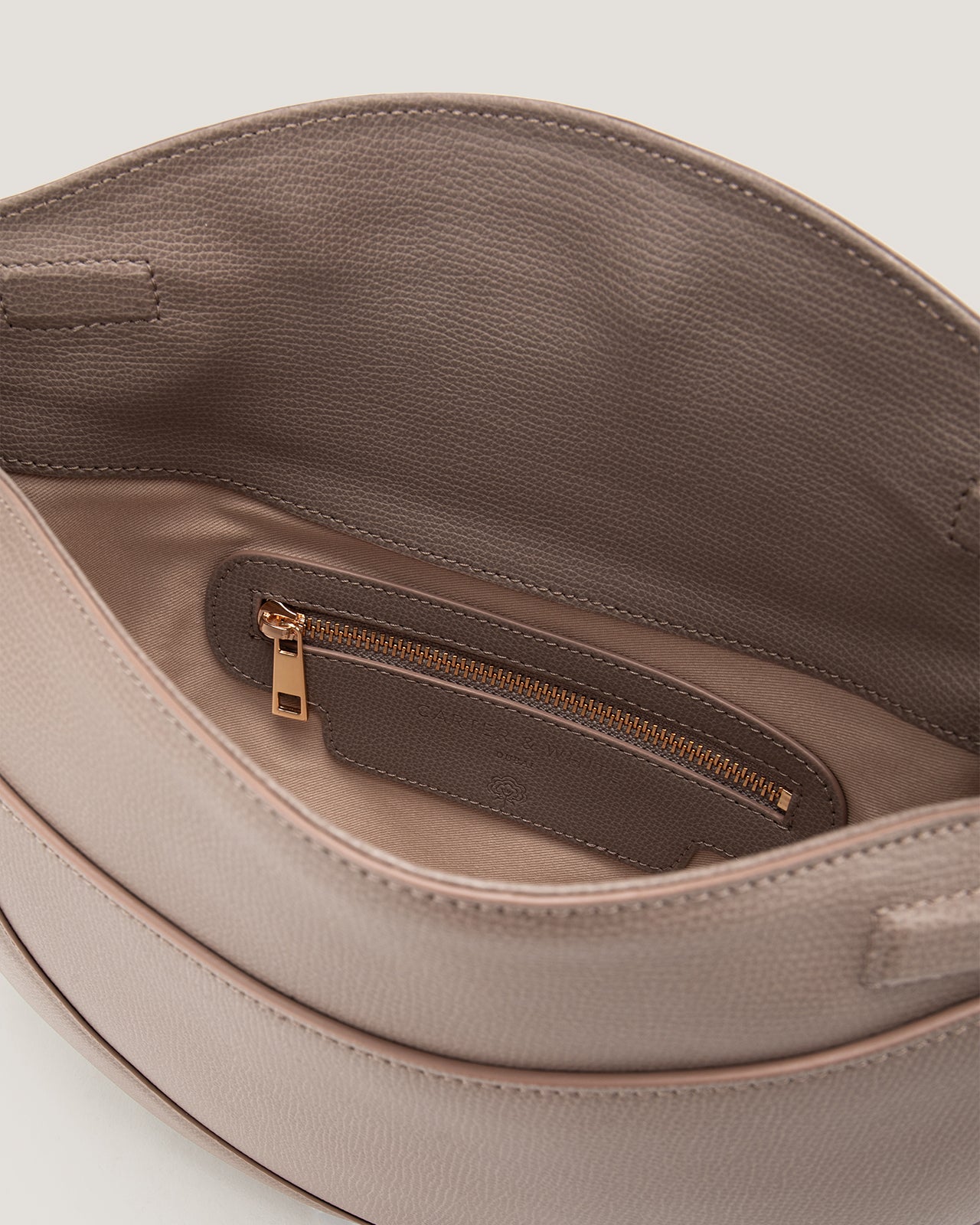 Leather Half Moon Bag