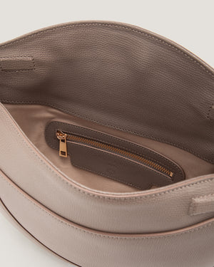 Leather Half Moon Bag