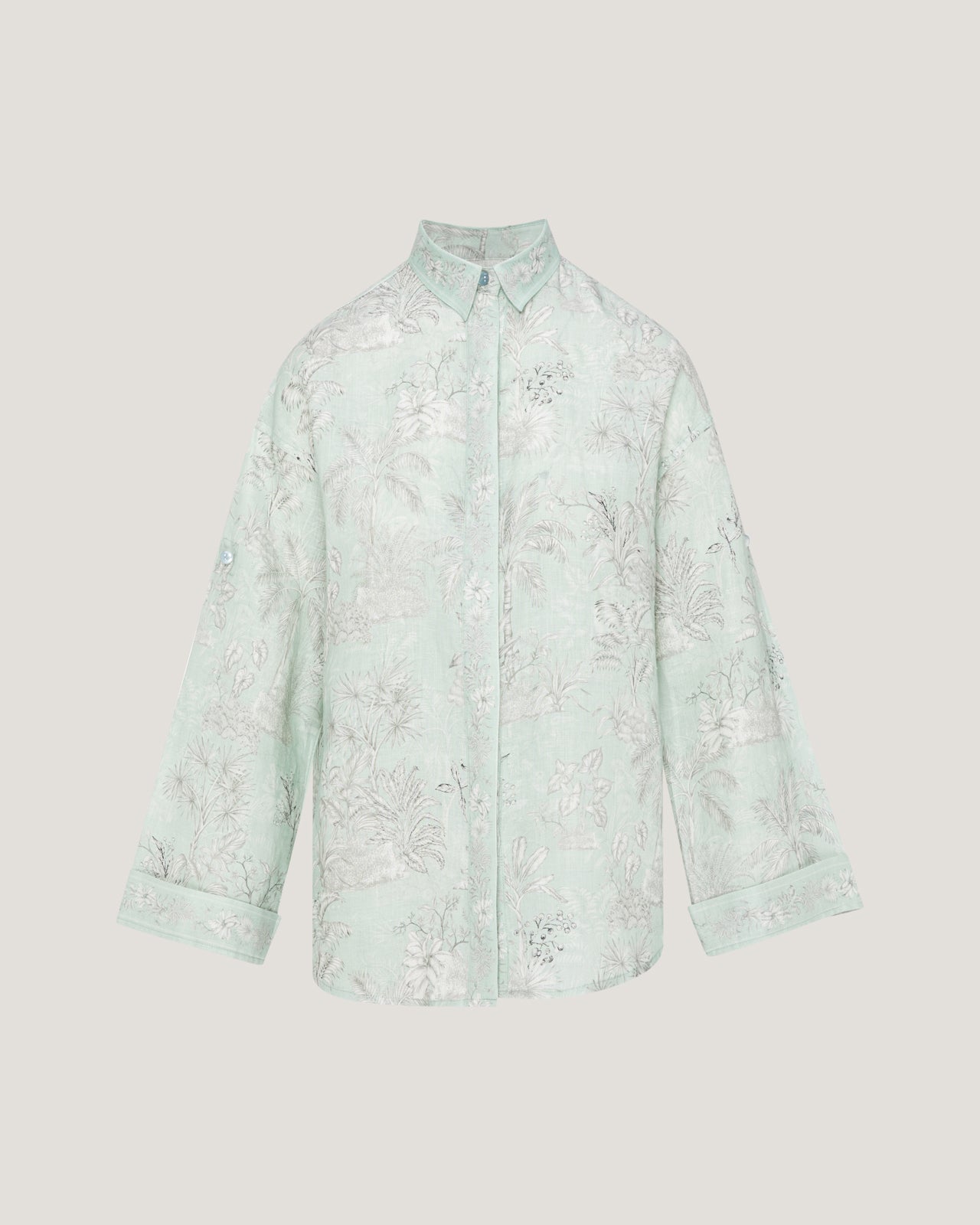 Women Jamila Border Printed Shirt