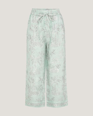 Women Jamila Border Printed Trousers