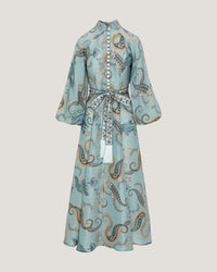 Nadia Printed Button Down Dress