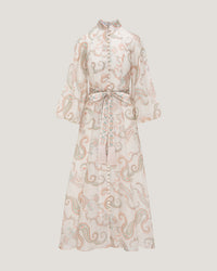 Nadine Printed Button Down Dress