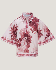 Girls Charlotte Floral Shirt