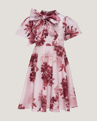 Girls Front Bow Dress