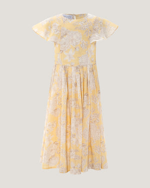 Girls Millie Pleated Printed Dress
