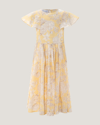 Girls Millie Pleated Printed Dress