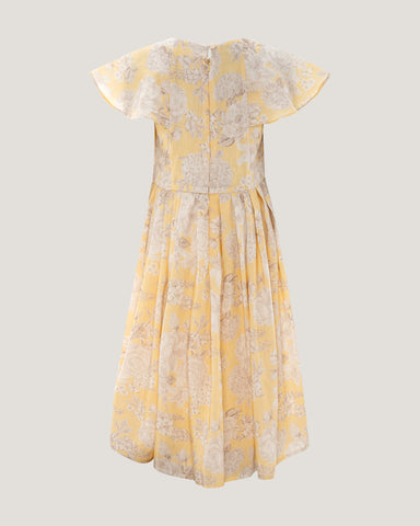 Girls Millie Pleated Printed Dress