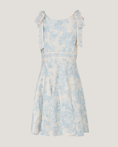 Girls Rory Ribbon Printed Dress