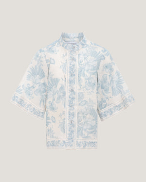 Girls Rosie Border Printed Shirt