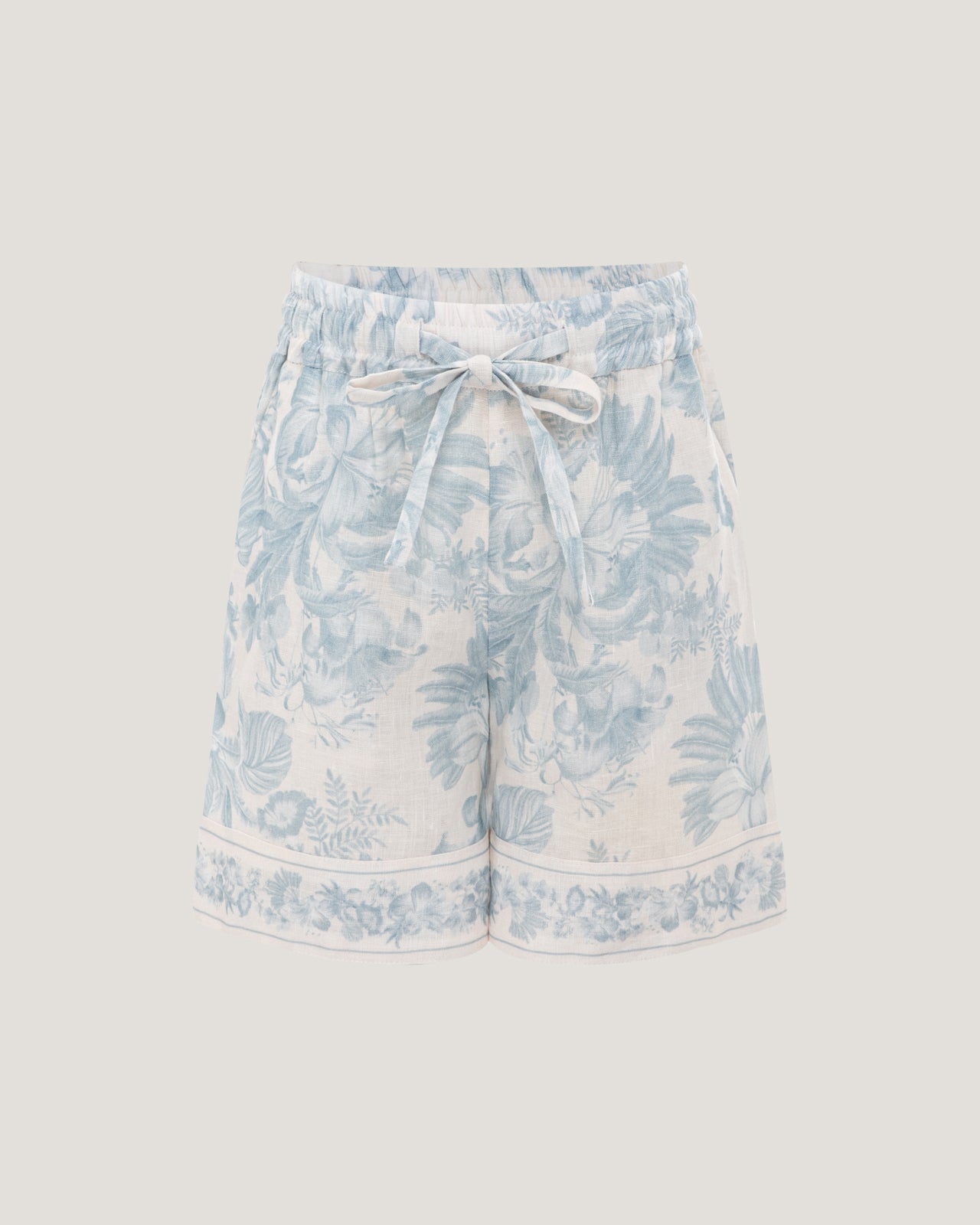 Girls Rosie Border Printed Shorts