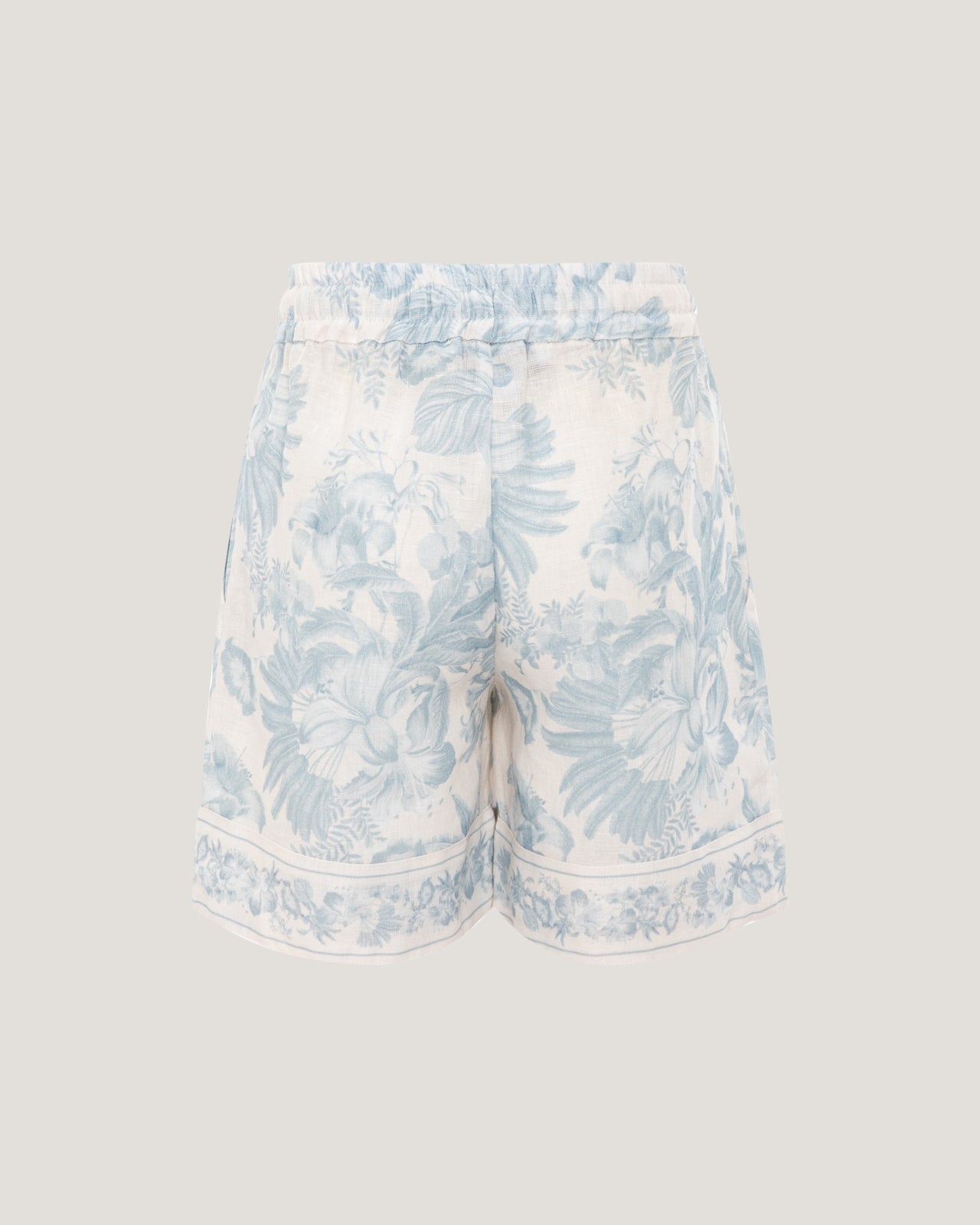 Girls Rosie Border Printed Shorts