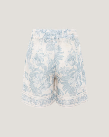 Girls Rosie Border Printed Shorts