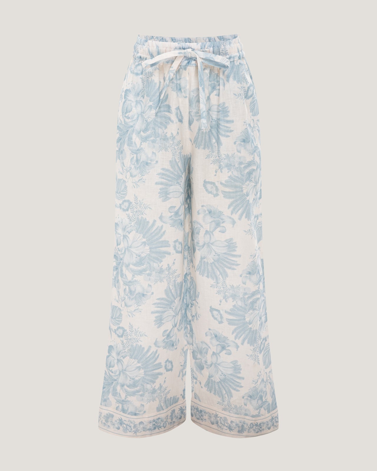 Girls Rosie Border Printed Trousers