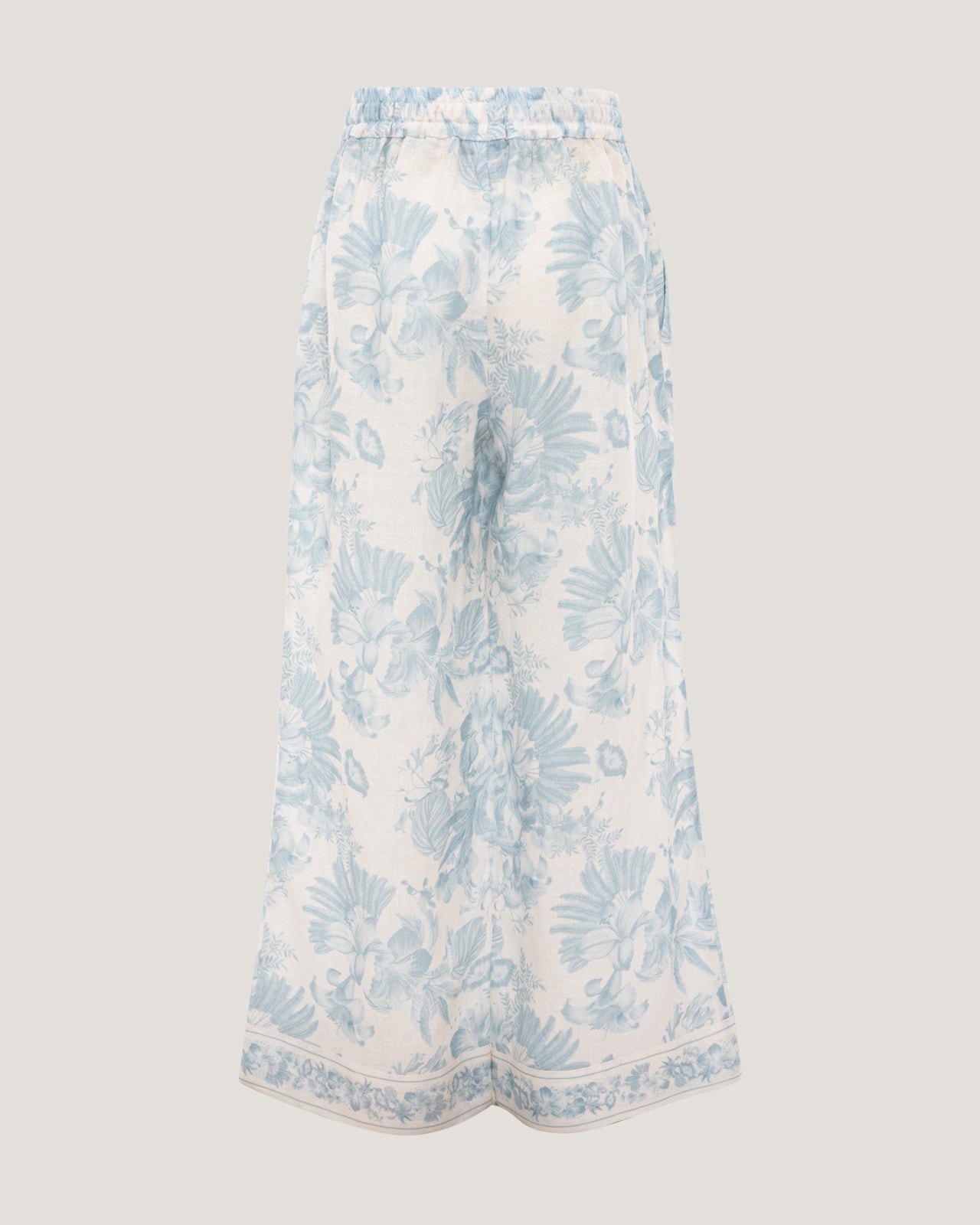 Girls Rosie Border Printed Trousers
