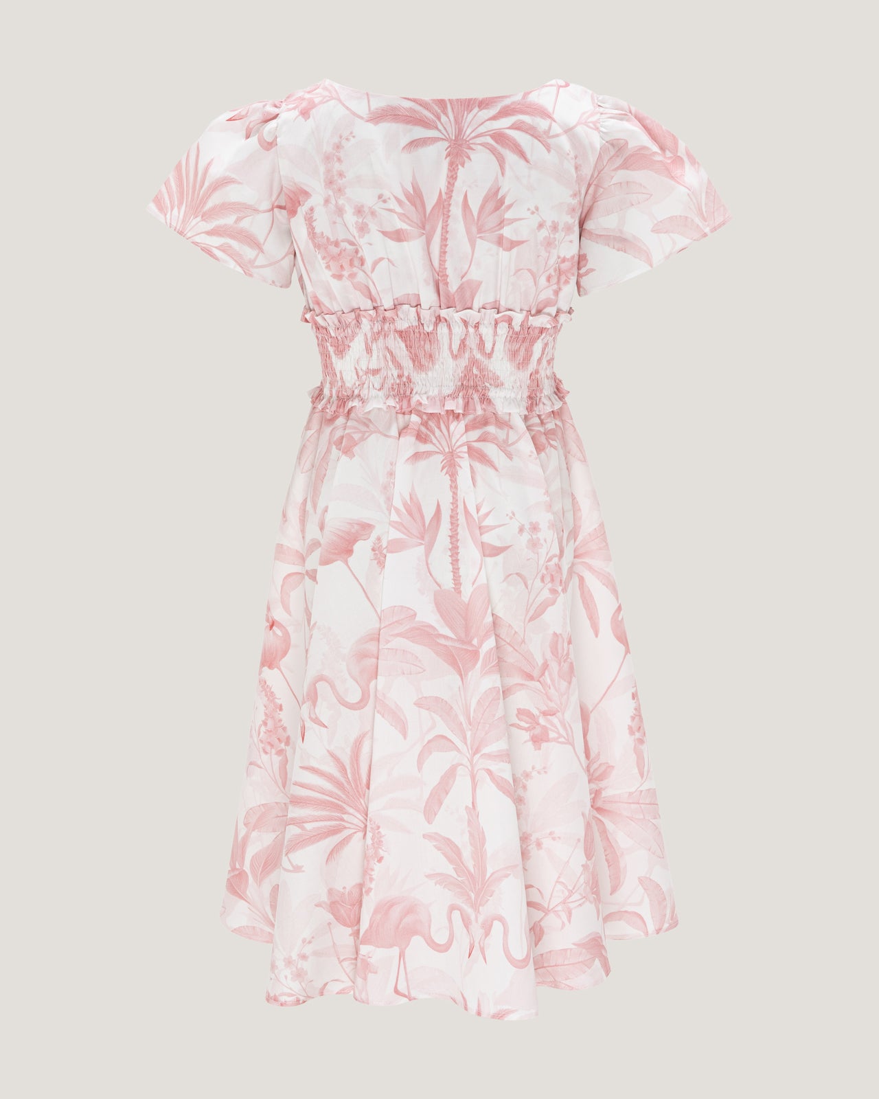 Girls Soraya Smocked Waist Printed Dress
