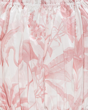 Girls Regina Elasticated Detail Printed Blouse