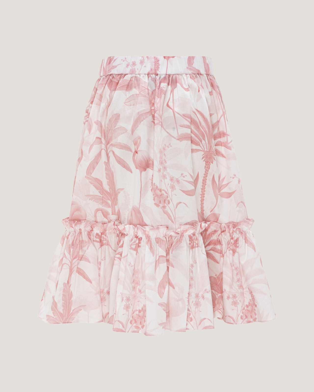 Girls Regina Elasticated Detail Printed Skirt