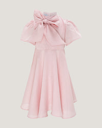 Girls Front Bow Dress