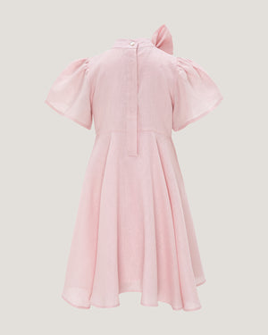 Girls Front Bow Dress