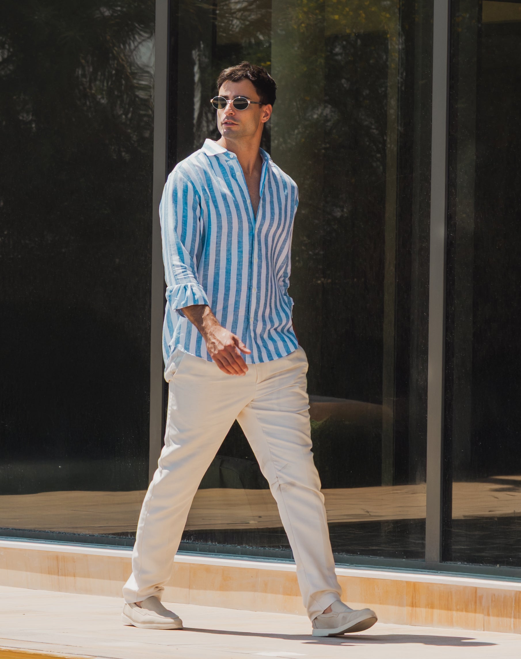 blue and white dress men Men's Luxury Fashion modern fit for unforgettable Thin Strap ALO Yoga | Dresses Size:US14W Outfit ideas